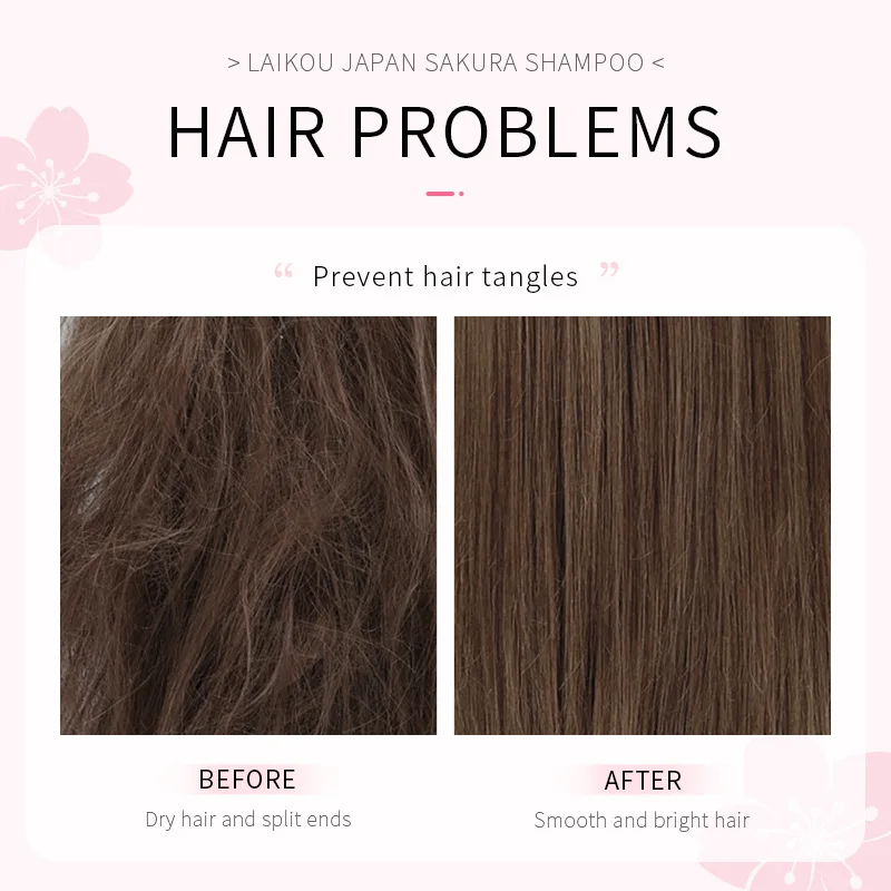 LAIKOU Japan Sakura  Shampoo R - Hair Care Korean Products 评论和价格