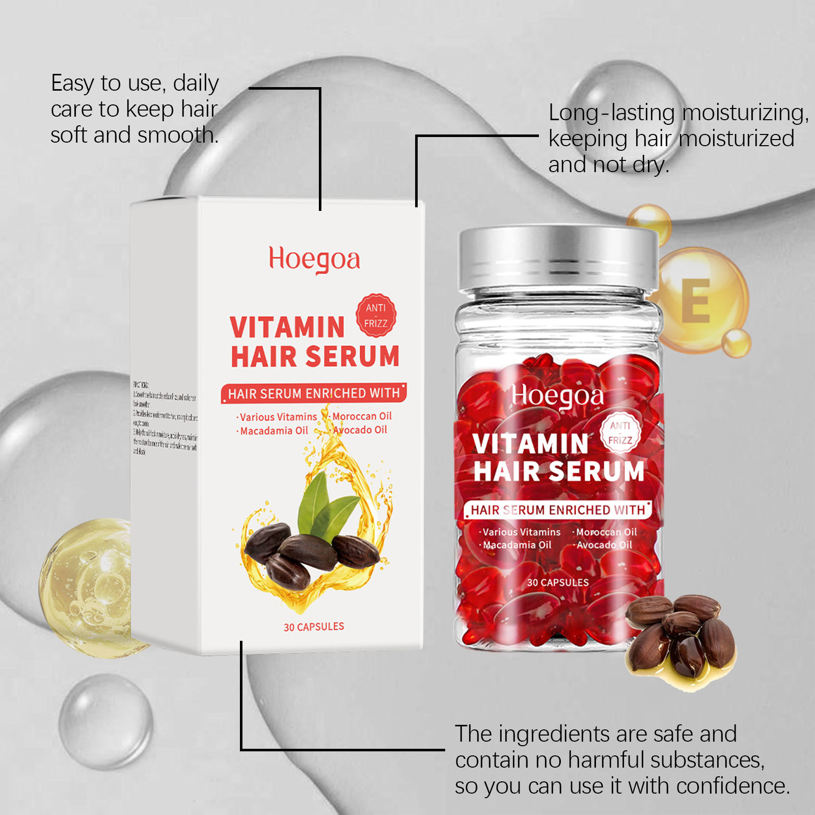 Vitamin Hair Care Serum Capsul - Hair Care Products 评论和价格